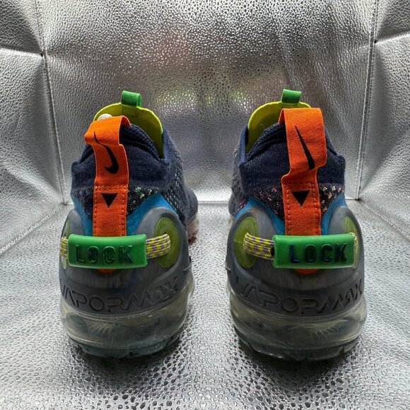 Size 8 Nike Air VaporMax 2020 Flyknit Royal Blue Mens Running Shoes CJ6740-400 - Picture 7 of 9